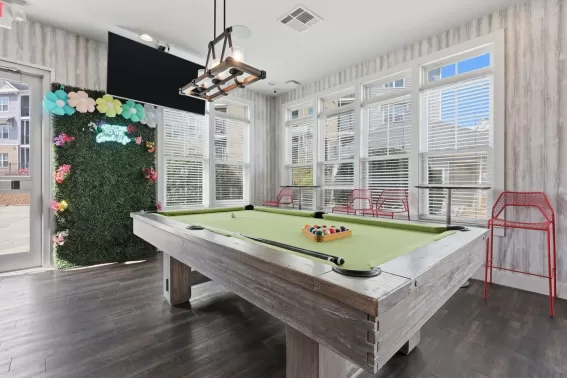 clubhouse with a pool table