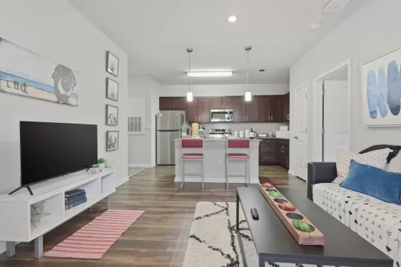 Apartment featuring an open floor plan